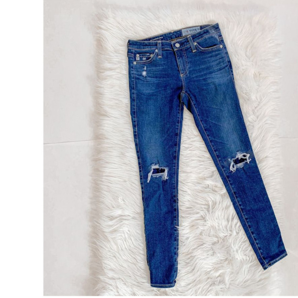 Ag Jeans Legging Ankle Skinny 25 Distressed 13Y